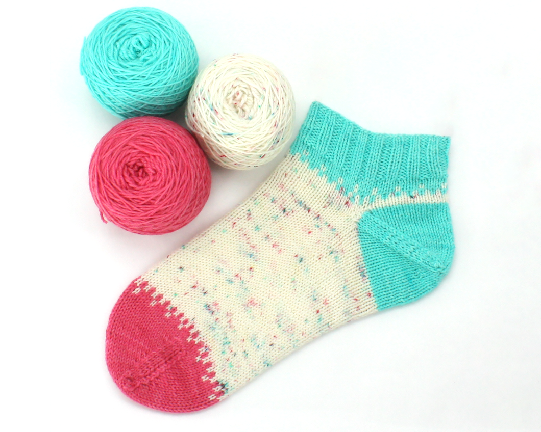 Ice Pops Sock Set—Hand-Dyed Yarn (fingering weight)