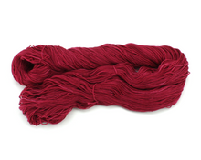 Load image into Gallery viewer, Cranberry—Hand-Dyed Yarn (fingering, dk, worsted weight yarn)
