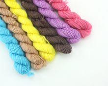 Load image into Gallery viewer, Mini Skein Beach Time  Fun—Set of 6—Hand-dyed yarn
