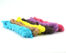 Load image into Gallery viewer, Mini Skein Beach Time  Fun—Set of 6—Hand-dyed yarn
