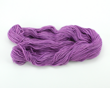 Load image into Gallery viewer, Light Plum—Hand-Dyed Yarn (fingering, dk, worsted weight yarn)
