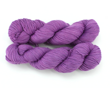 Load image into Gallery viewer, Light Plum—Hand-Dyed Yarn (fingering, dk, worsted weight yarn)
