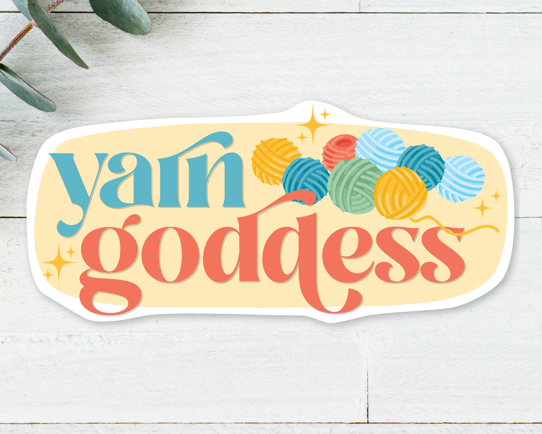 Sticker: Yarn Goddess