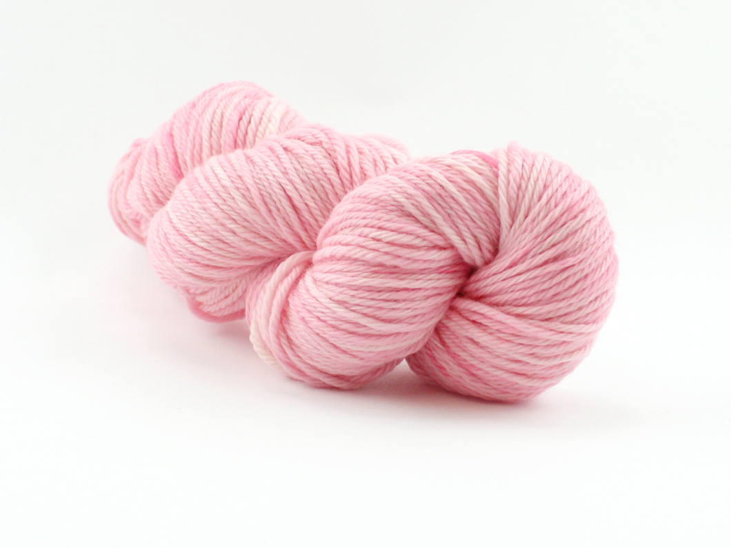 Candy Heart Pink—Hand-Dyed Yarn (fingering, dk, worsted and bulky weight yarn)